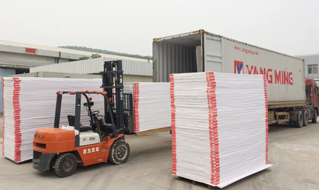 pvc foam board export loading 05