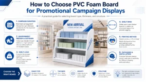 pvc foam board promotional displays